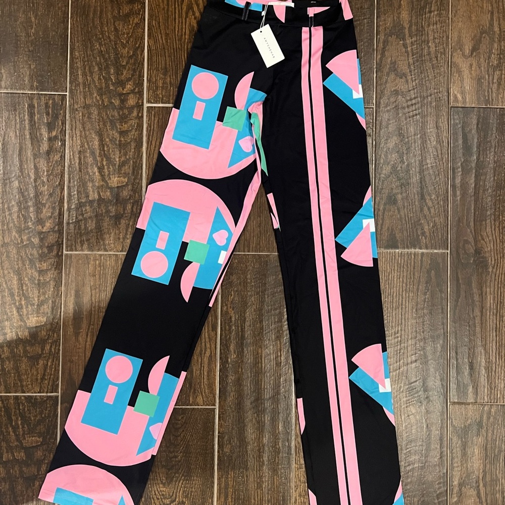 Amy Shehab XS print pant, never worn, with tags